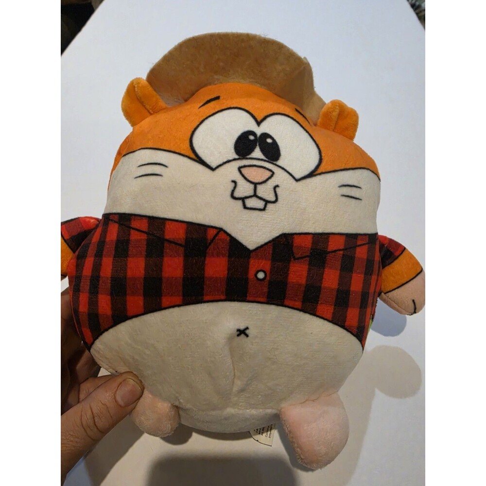 Hillbilly Hamsters Plush In Flannel & Hat By Good Stuff